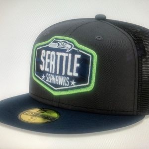 Mens Seattle Seahawks New Era Graphite Hat